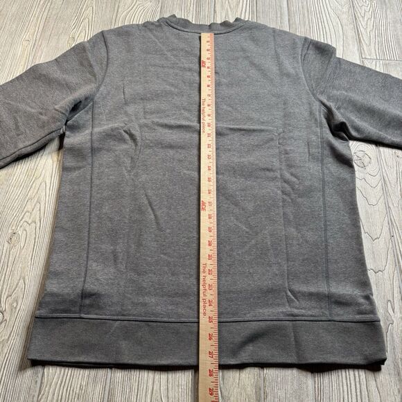 Oklahoma Sooners Crewneck Sweatshirt Men’s L Gray Spellout Logo Captivating New - Picture 9 of 10